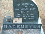 RADEMEYER Karin 1961-1965