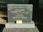 RAUTENBACH Hendrik Matthys Gerber 1910-1982 & Catharina Margaretha MULLER 1906-1977
