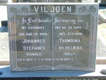 VILJOEN Johannes Stefanes 1924-1995 & Thomsina Wilhelmina STRYDOM 1920-
