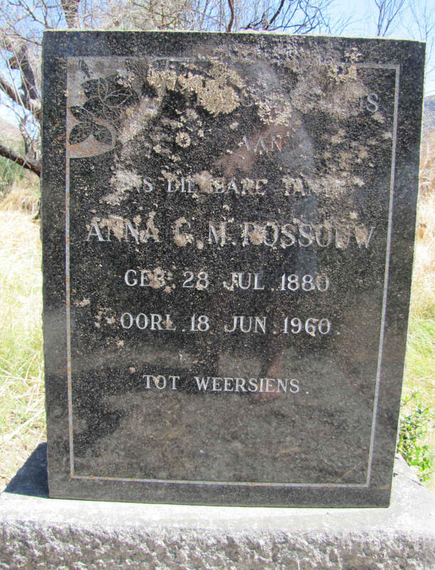 ROSSOUW Anna ? M. 1880-1960