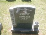 FOURIE George P.B. 1927-1995