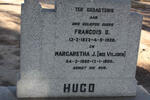 HUGO Francois D. 1877-1928 & Margaretha J. VILJOEN 1882-1950