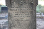 SCHALKWYK Molly, v. nee V. NIEKERK 1868-1916