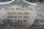 MALLISON Susan 1846-1917