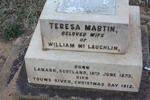 Mc LAUGHLIN Teresa Martin 1873-1912