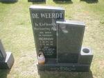 WEERDT Herman, de 1936-1995