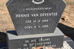 DEVENTER Hennie, van 1968-1988