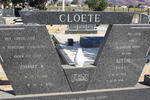 CLOETE Gysbert B. 1926-1978 & Kittie SWIFT 1928-1995