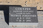 COETZEE Petrus Johannes 1919-2002
