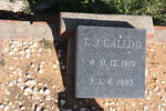 CALLDA T.J. 1919-1993