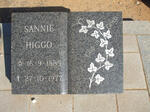 HIGGO Sannie 1885-1977