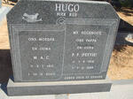 HUGO P.F. 1914-1988 & M.A.C. 1913-2000