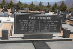 NIEKERK C.T., van 1919-1990 & C.G. 1921-1991