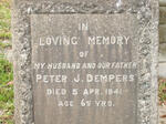 DEMPERS Peter J. -1941