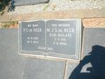BEER F.C., de 1910-1974 & M.J.S. MALAN 1911-1990