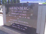 LIEBENBERG Christiaan Jacobus 1818-1887 & Elizabeth Abrahamina, formerly VAN SCHALKWYK, nee GREEFF 1821-1892