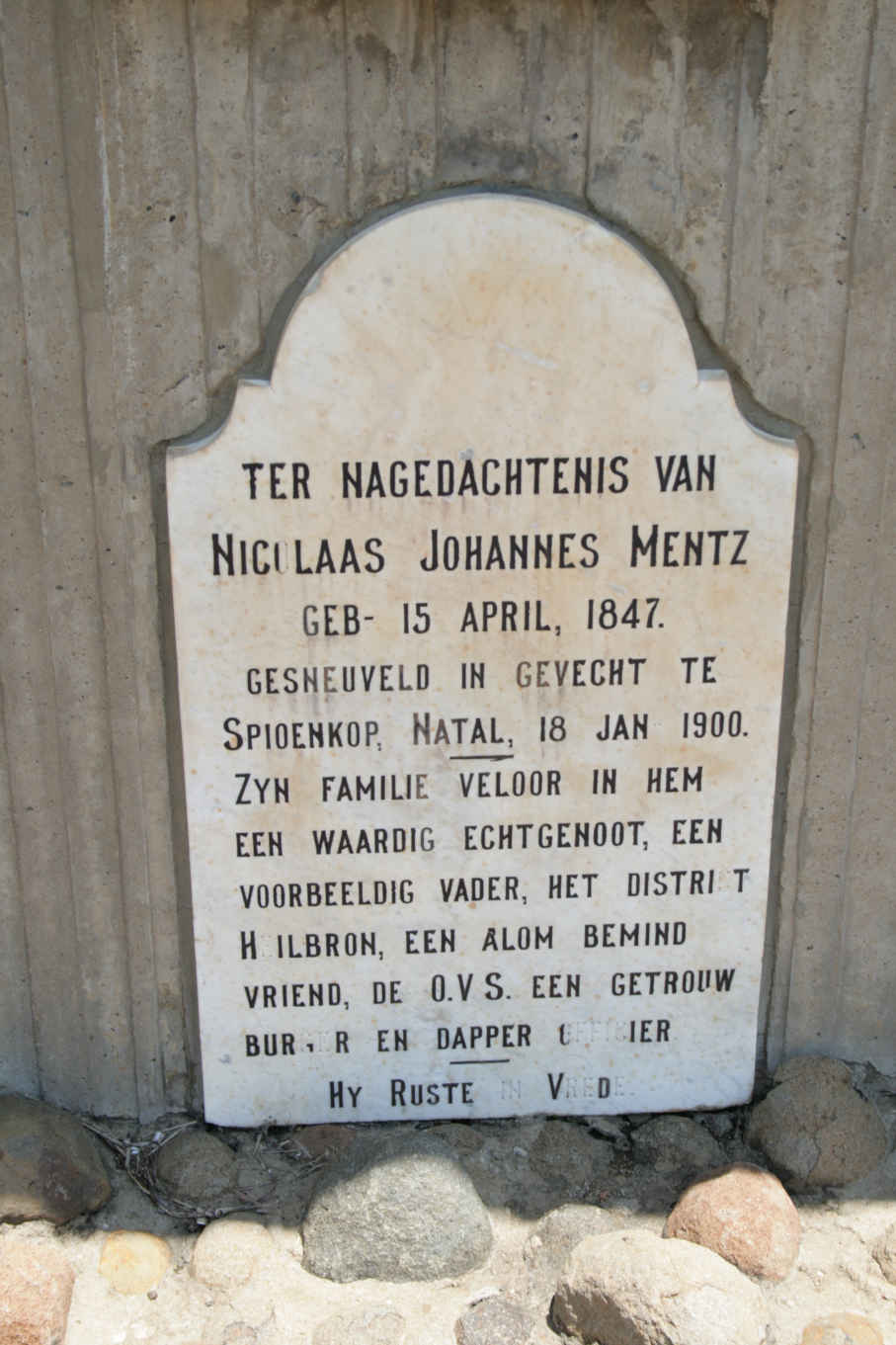 MENTZ Nicolaas Johannes 1847-1900