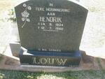LOUW Hendrik 1934-1982