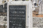 PAUW Anna Catharina Sophia 1870-1953