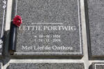 PORTWIG Lettie 1934-2009