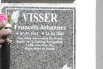 VISSER Francois Johannes 1942-2002