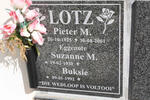 LOTZ Pieter M. 1925-2001 & Suzanne M. 1930- :: LOTZ Buksie 1992-