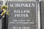 SCHONKEN Willem Pieter 1922-2004