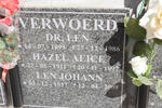 VERWOERD Len 1899-1986 & Hazel Alice 1911-1997 :: VERWOERD Len Johann 1937-2008