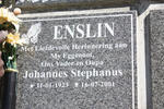 ENSLIN Johannes Stephanus 1923-2001