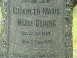 BENDER Elizabeth Martha Maria 1824-1844