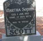 SCOTT Martha Sophia 1912-1974