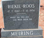 MEIRING Riekie-Roos 1947-1974