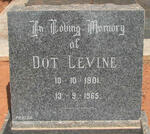 LEVINE Dot 1901-1965