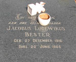 BESTER Jacobus Lodewikus 1916-1965