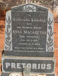 PRETORIUS Anna Margaretha nee PRETORIUS 1891-1959