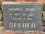 SEEBER Maurice Henry 1883-1958