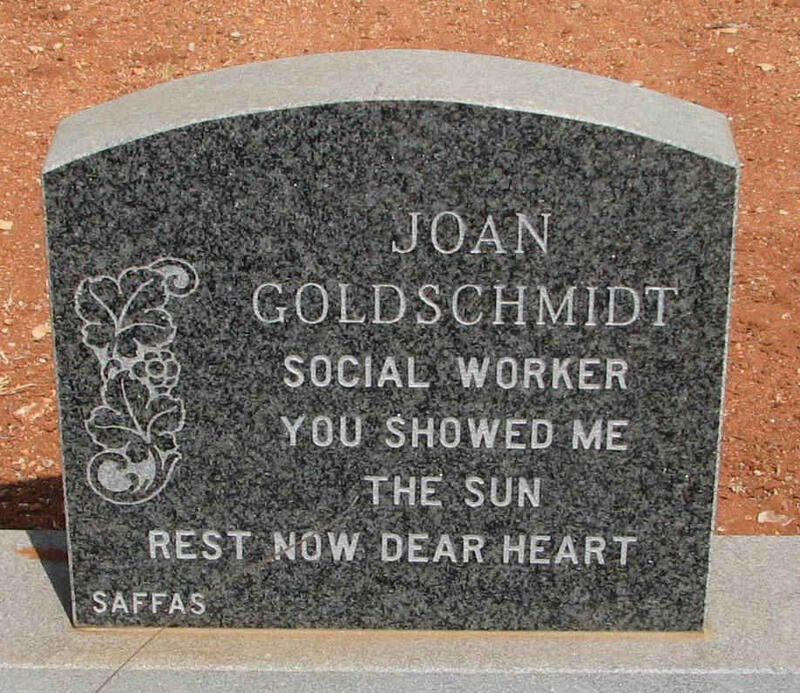 GOLDSCHMIDT Joan