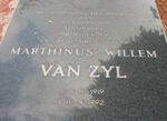 ZYL Marthinus Willem 1919-1992