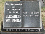 BREYTENBACH Elizabeth Willemina 1920-1984