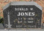 JONES Donald W. 1925-1987