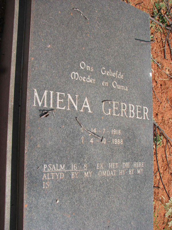 GERBER Miena 1918-1988