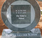 SCHYFF Hengsa, van der 1935-2005