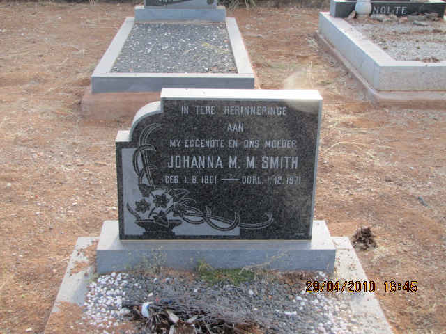 SMITH Johanna M.M. 1901-1971