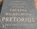 PRETORIUS Paulina Wilhelmina 1952-1957