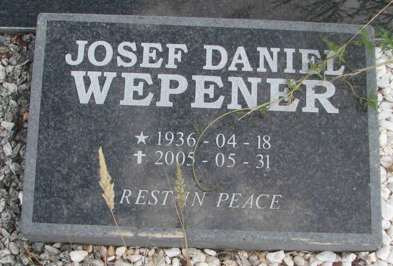 WEPENER Josef Daniel 1936-2005