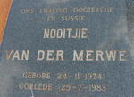MERWE Nooitjie, van der 1974-1983