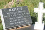 MATIASE Matthias Andries 1952-2005
