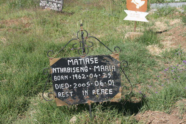 MATIASE Nthabiseng Maria 1962-2005
