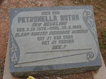 BOTHA Petronella nee NEVELING 1878-1960