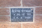 STEWART Bertha 1921-2005